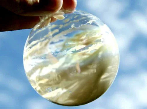 24 Bulk Buy Pack of Glass Bauble 10cm Diameter Round Clear with Silver Cap - table or tree centrepice personal memory theme craft gift - Mekamart Australia