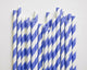 1000 Bulk Wholesale Pack Blue White Drinking Straws Biodegradable Eco Paper Birthday Party Event Bistro Bar Cafe Take Away - Mekamart Australia