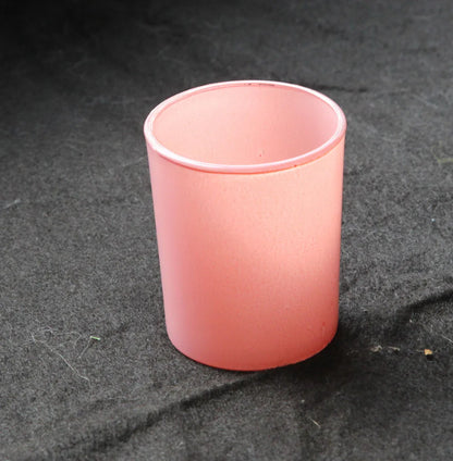 10 Pack Blush Pink Glass Votive Tealight Candle Holders House Party Centerpiece Xmas Wedding Decor Glass Candlestick Party Decorations Bridal Valentines Event - Mekamart Australia