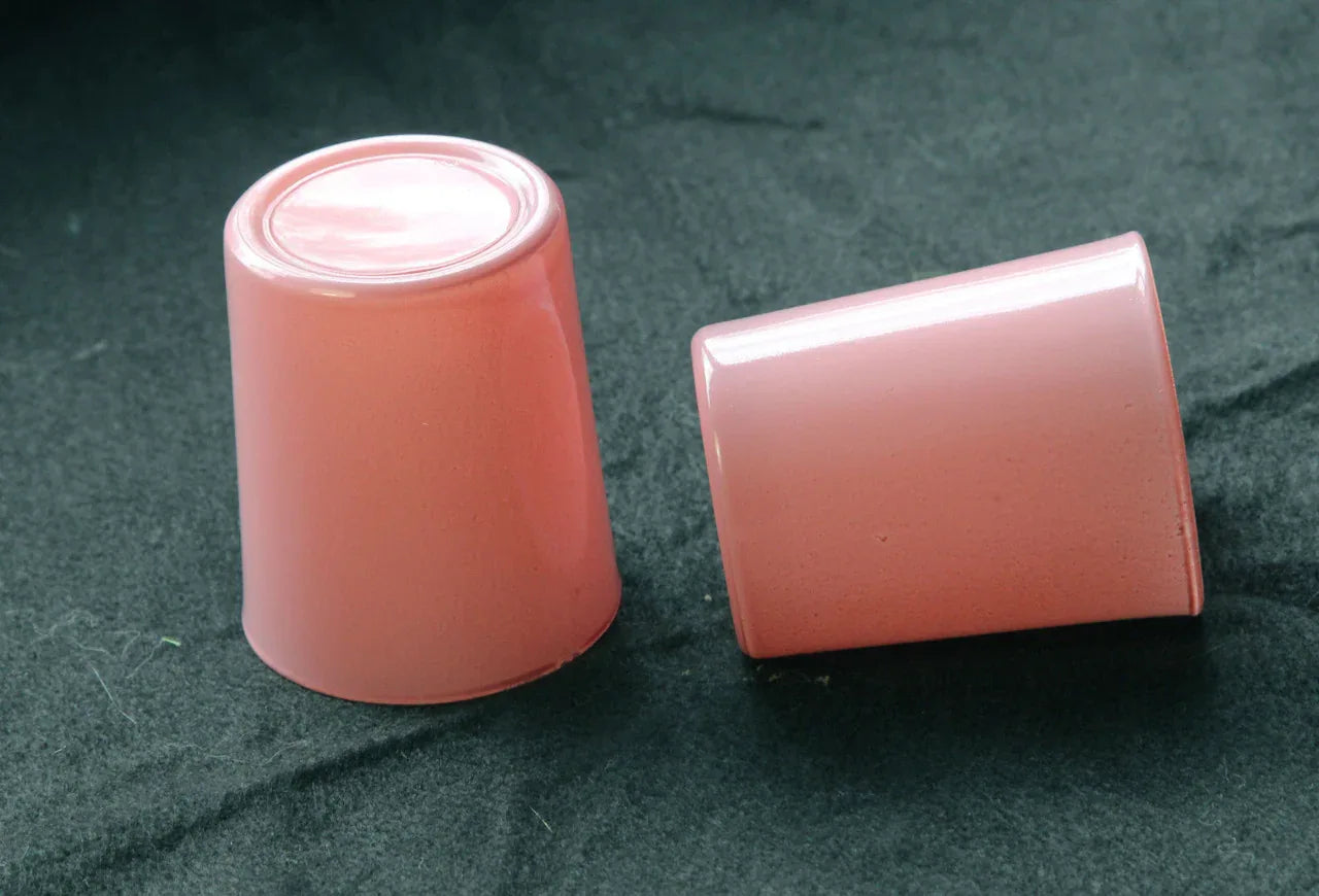 20 Pack Blush Pink Glass Votive Tealight Candle Holders House Party Centerpiece Xmas Wedding Decor Glass Candlestick Party Decorations Bridal Valentines Event - Mekamart Australia