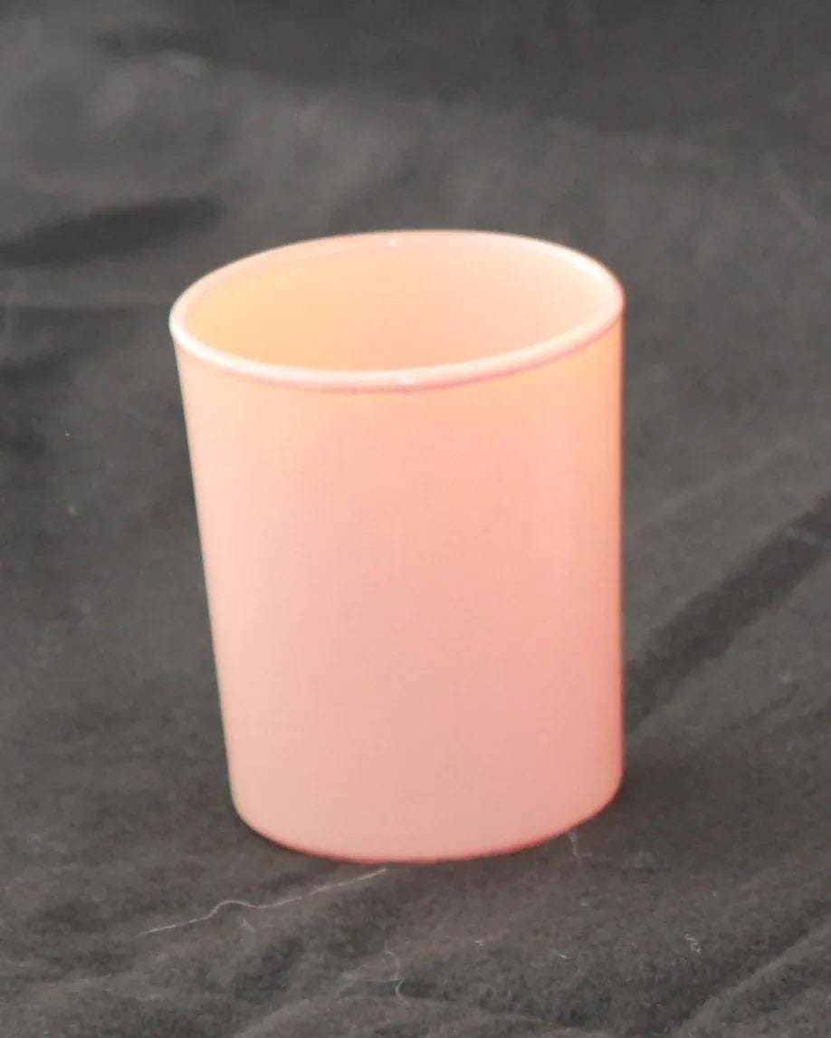 10 Pack Champagne Pale Pink Glass Votive Tealight Candle Holders House Party Centerpiece Xmas Wedding Decor Glass Candlestick Party Decorations Bridal Valentines Event - Mekamart Australia