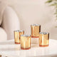 20 Pack Gold Votive Tealight Candle Holders Valentines Day Mercury Wedding Decor Glass Candlestick Party Decorations Bridal Baby Shower Event - Mekamart Australia