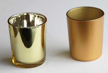 20 Pack Matt Gold Glass Votive Candle Holders Table Centreoieces Xmas Wedding Anniversary Event Recption Party Function or Home Decor - Mekamart Australia
