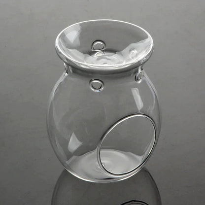 5 Pack of Perfume Scented Essential Oil Tealight Candle Burner Glass Lamp for Aromatherapy Spa Room Relax 14cm High - Mekamart Australia