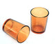 40 Pack Orange Glass Votive Tealight Candle Holders House Party Centerpiece Xmas Wedding Decor Glass Candlestick Party Decorations Bridal Baby Shower Event - Mekamart Australia