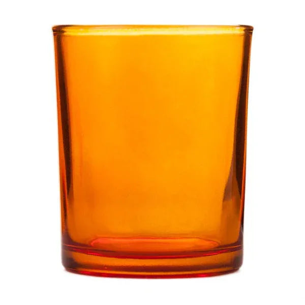 40 Pack Orange Glass Votive Tealight Candle Holders House Party Centerpiece Xmas Wedding Decor Glass Candlestick Party Decorations Bridal Baby Shower Event - Mekamart Australia