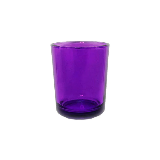 20 Pack Purple Glass Votive Tealight Candle Holders House Party Centrepiece Xmas Wedding Decor Glass Candlestick Party Decorations Bridal Valentines Event - Mekamart Australia