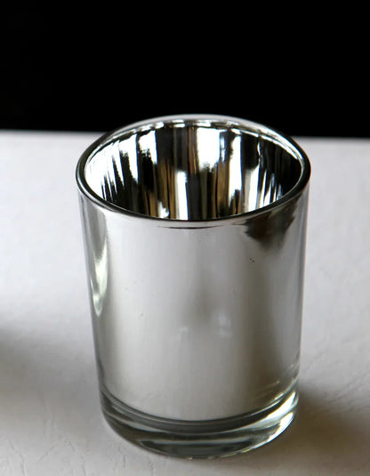 20 Pack Silver Mercury Glass Votive Candle Holders Set For Wedding, Bridal And Baby Shower, Party Function or Home Decor - Mekamart Australia