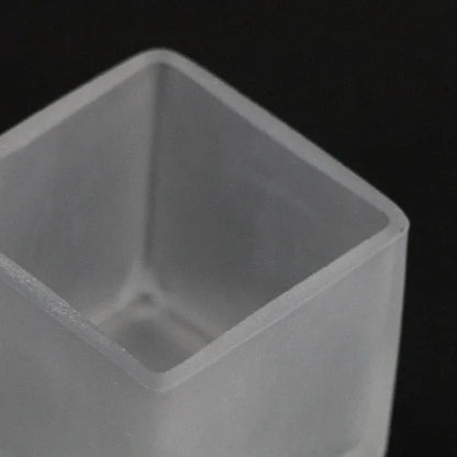 20 Pack Square Cube Frosted Glass 5cm Tealight Candle Holder Festival Decor Wedding Propose Parties Holiday and Home Decor - Mekamart Australia
