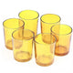10 Pack Yellow Glass Votive Candle Holders Table Centreoieces Xmas Wedding Anniversary Event Recption Party Function or Home Decor - Mekamart Australia