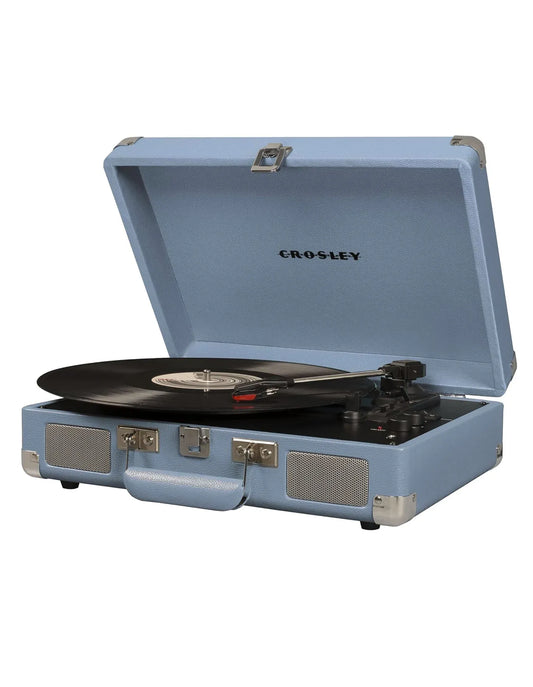 Crosley Cruiser Bluetooth Portable Turntable - Tourmaline  + Bundled Crosley Record Storage Display Stand