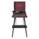 Crosley Voyager Bluetooth Portable Turntable + Entertainment Stand Bundle  - Burgundy