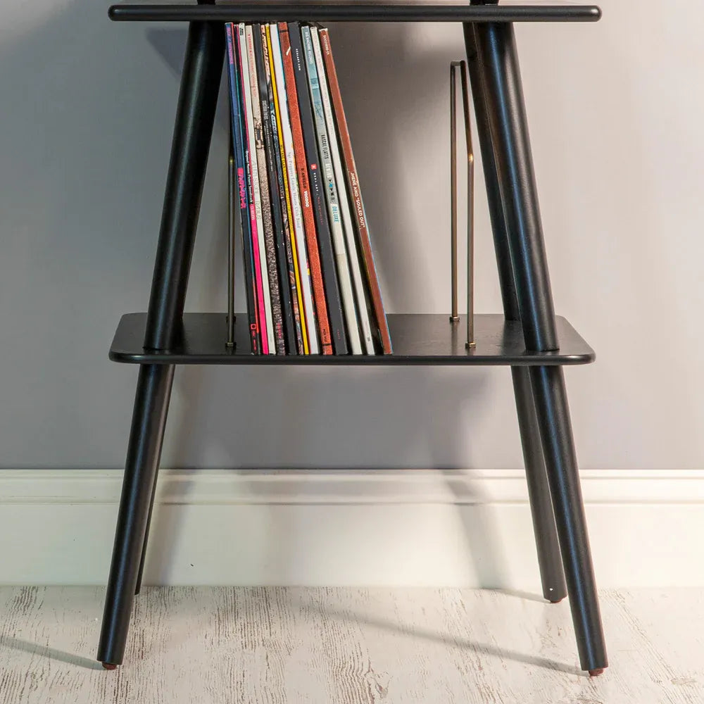 Crosley Voyager Bluetooth Portable Turntable + Entertainment Stand Bundle  - Navy
