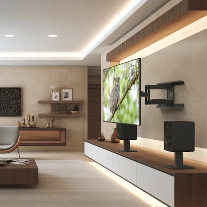 Kanto PDX650 Full Motion TV Wall Mount for 37" - 90" TVs, Black - Mekamart Australia