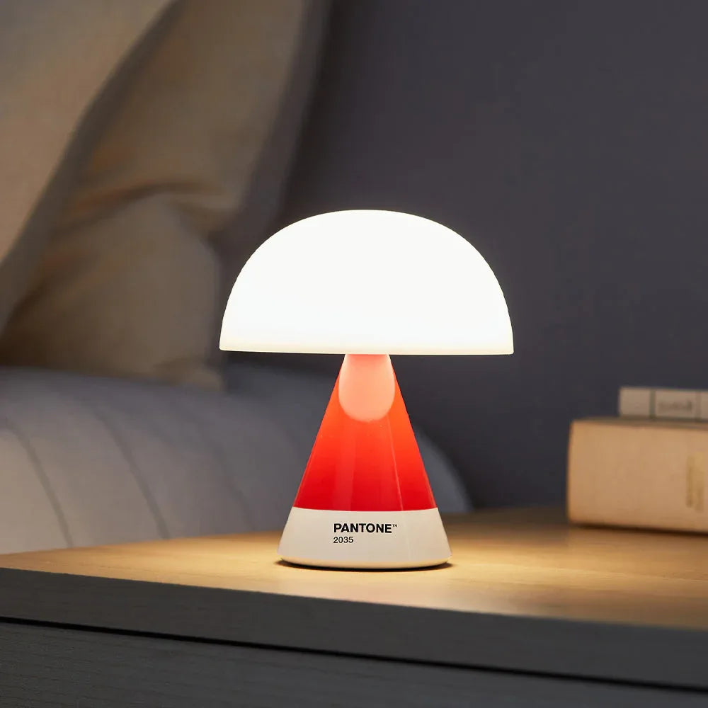 Lexon Mina M Medium Portable Led Lamp PANTONE -2035 Red - Mekamart Australia