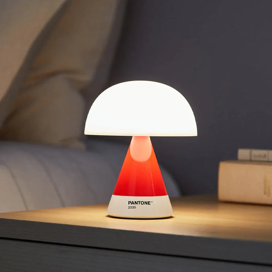 Lexon Mina M Medium Portable Led Lamp PANTONE -2035 Red - Mekamart Australia