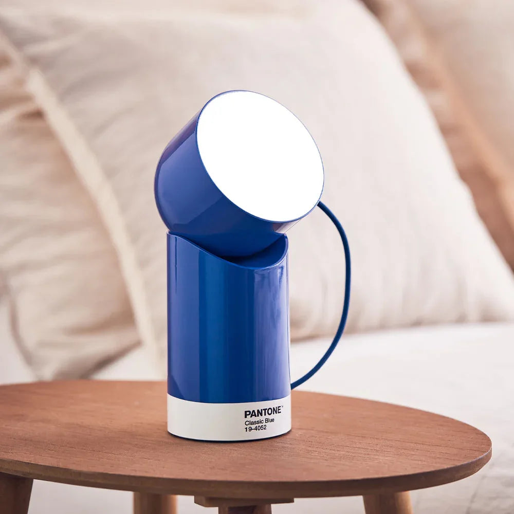 Lexon Orbe Portable Led Lamp With Moving Head PANTONE - Classic Blue - Mekamart Australia