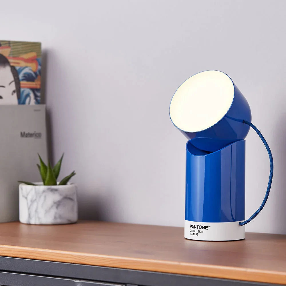 Lexon Orbe Portable Led Lamp With Moving Head PANTONE - Classic Blue - Mekamart Australia