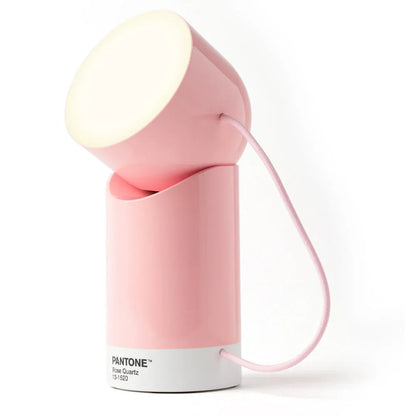 Lexon Orbe Portable Led Lamp With Moving Head PANTONE - Rose Pink - Mekamart Australia