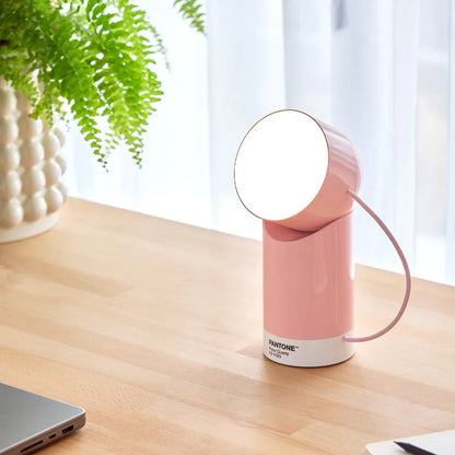 Lexon Orbe Portable Led Lamp With Moving Head PANTONE - Rose Pink - Mekamart Australia