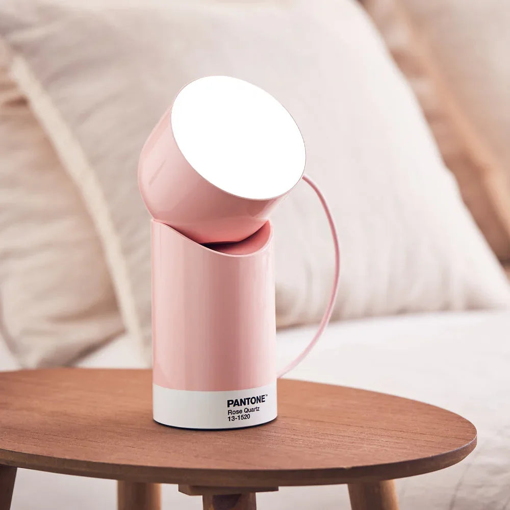 Lexon Orbe Portable Led Lamp With Moving Head PANTONE - Rose Pink - Mekamart Australia