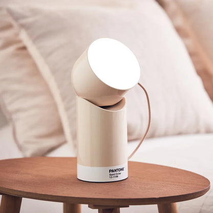 Lexon Orbe Portable Led Lamp With Moving Head PANTONE - Sand - Mekamart Australia
