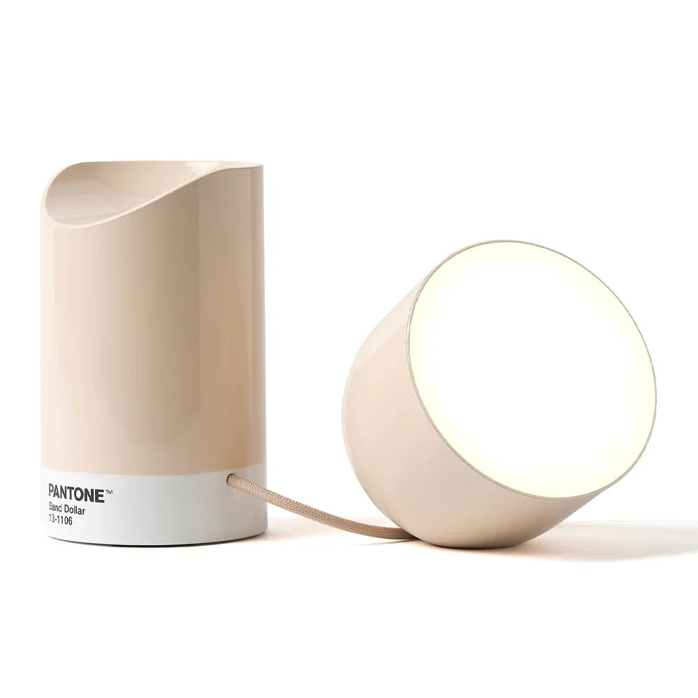 Lexon Orbe Portable Led Lamp With Moving Head PANTONE - Sand - Mekamart Australia
