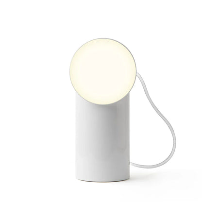 Lexon Orbe Portable Led Lamp With Moving Head - White - Mekamart Australia