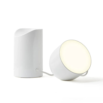 Lexon Orbe Portable Led Lamp With Moving Head - White - Mekamart Australia
