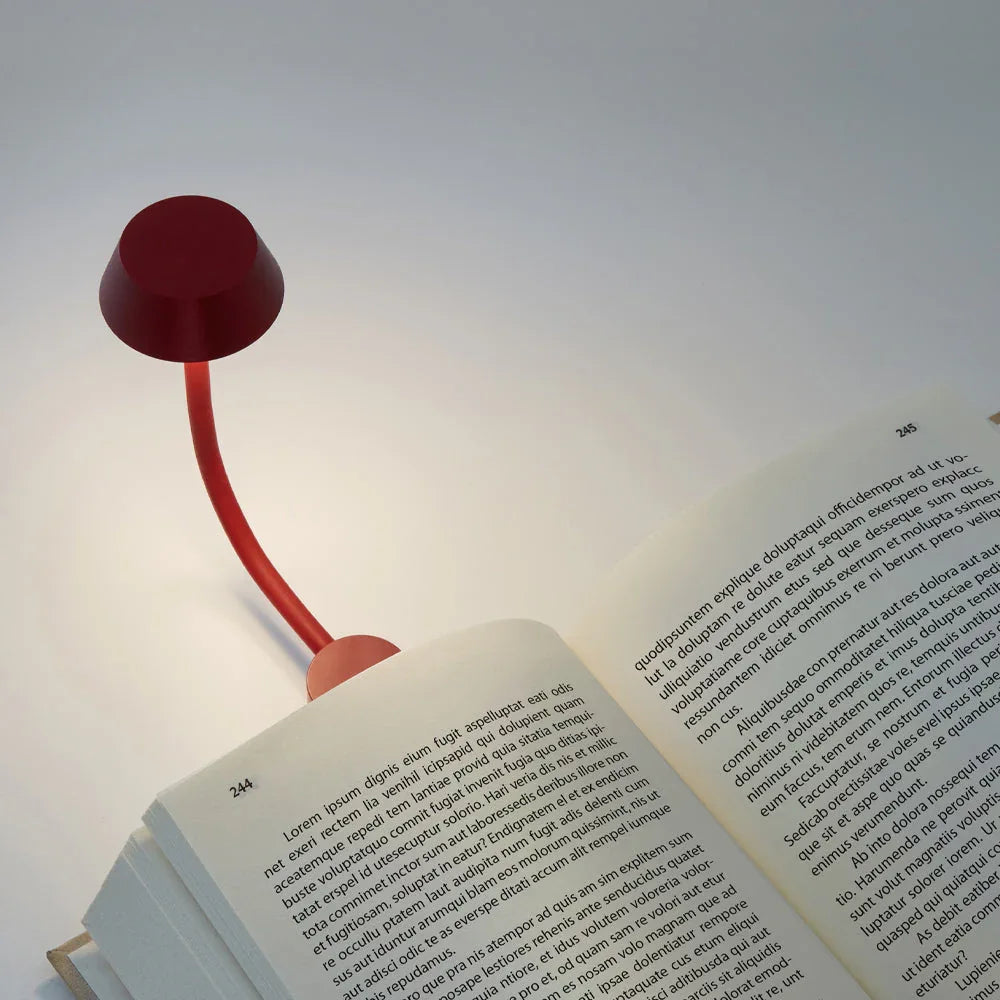 Lexon Mimi Flexible LED Lamp - Dark Red - Mekamart Australia