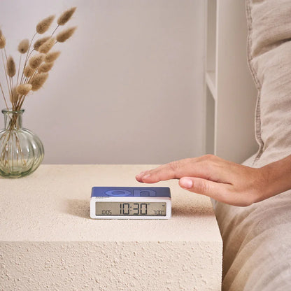 Lexon Flip Classic Reversible Alarm Clock PANTONE - Classic Blue - Mekamart Australia