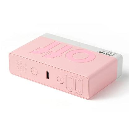 Lexon Flip Classic Reversible Alarm Clock PANTONE - Rose Pink - Mekamart Australia