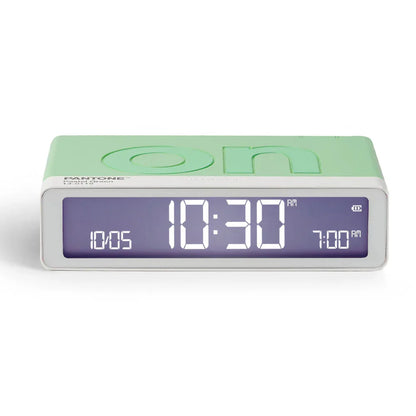 Lexon Flip Classic Reversible Alarm Clock PANTONE - Green - Mekamart Australia