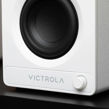 Victrola Tempo Bookshelf Speakers - White