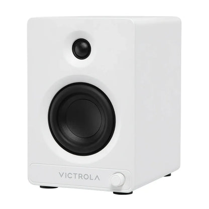 Victrola Tempo Bookshelf Speakers - White