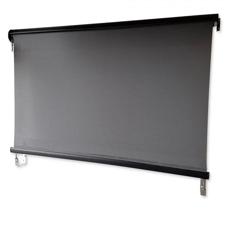 Outdoor Roller Blind Sun Screen Awning With Aluminium Hood 1.8, - Mekamart Australia