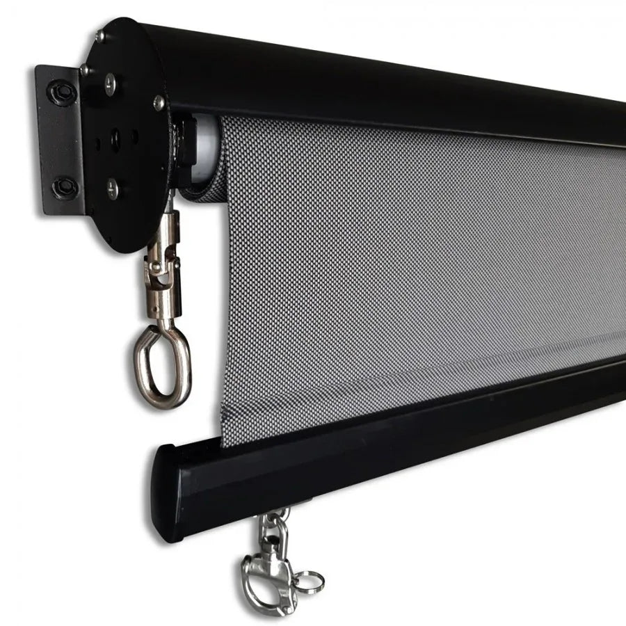 Outdoor Roller Blind Sun Screen Awning With Aluminium Hood 1.8, - Mekamart Australia