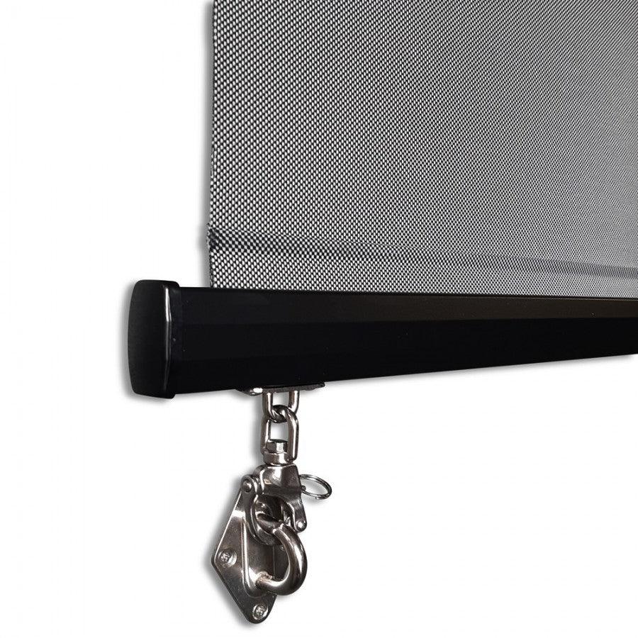 Outdoor Roller Blind Sun Screen Awning With Aluminium Hood - Mekamart Australia