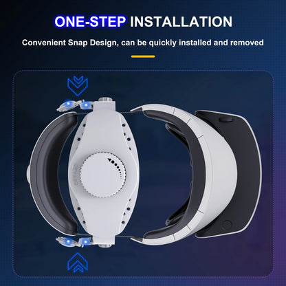 DEVASO Adjustable Head Strap for Playstation VR2, Reduced Pressure Lightweight - Mekamart Australia