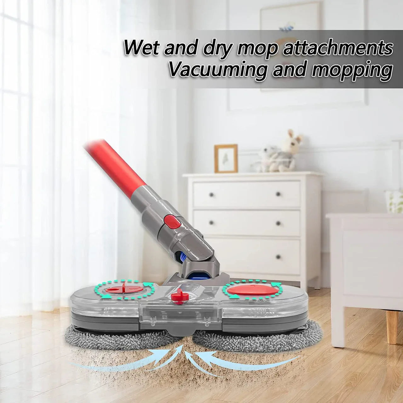 Mopping & Vac attachment for Dyson V7, V8, V10, V11, V15 - Mekamart Australia