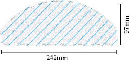 10 X Mopping pads for Ecovacs Deebot T9/T9+/N8 PRO/N8 PRO+/N8/N8+/NEO/T8/T8+/T8 AIVI/X1 PLUS/T10 PLUS - Mekamart Australia