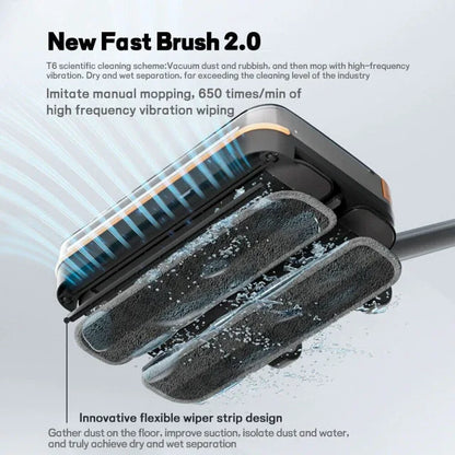 Hygieia T6 Wet Dry Mop Head - For Dyson V7, V8, V10, V11, V15 & GEN5 Models - Mekamart Australia
