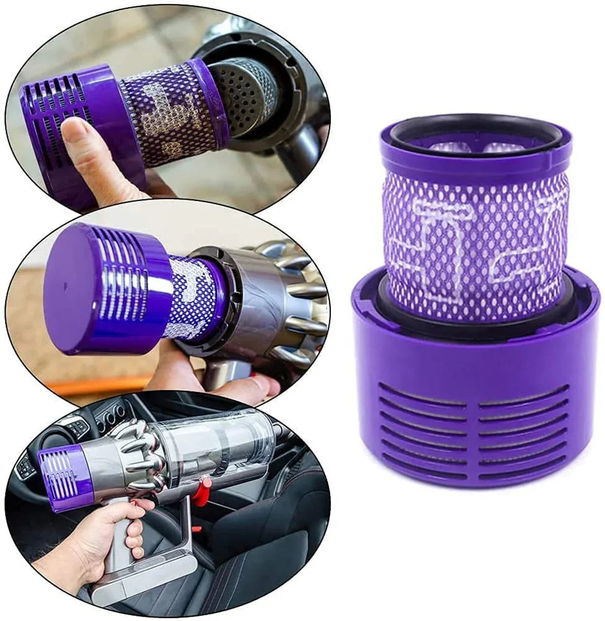 2 x HEPA Filters for Dyson V10 Vacuum Cleaners - Mekamart Australia