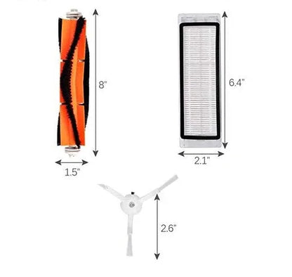 Replenishment kit for Xiaomi Roborock S6, S5, E35, E20, Mi robot vacuum cleaners - Mekamart Australia