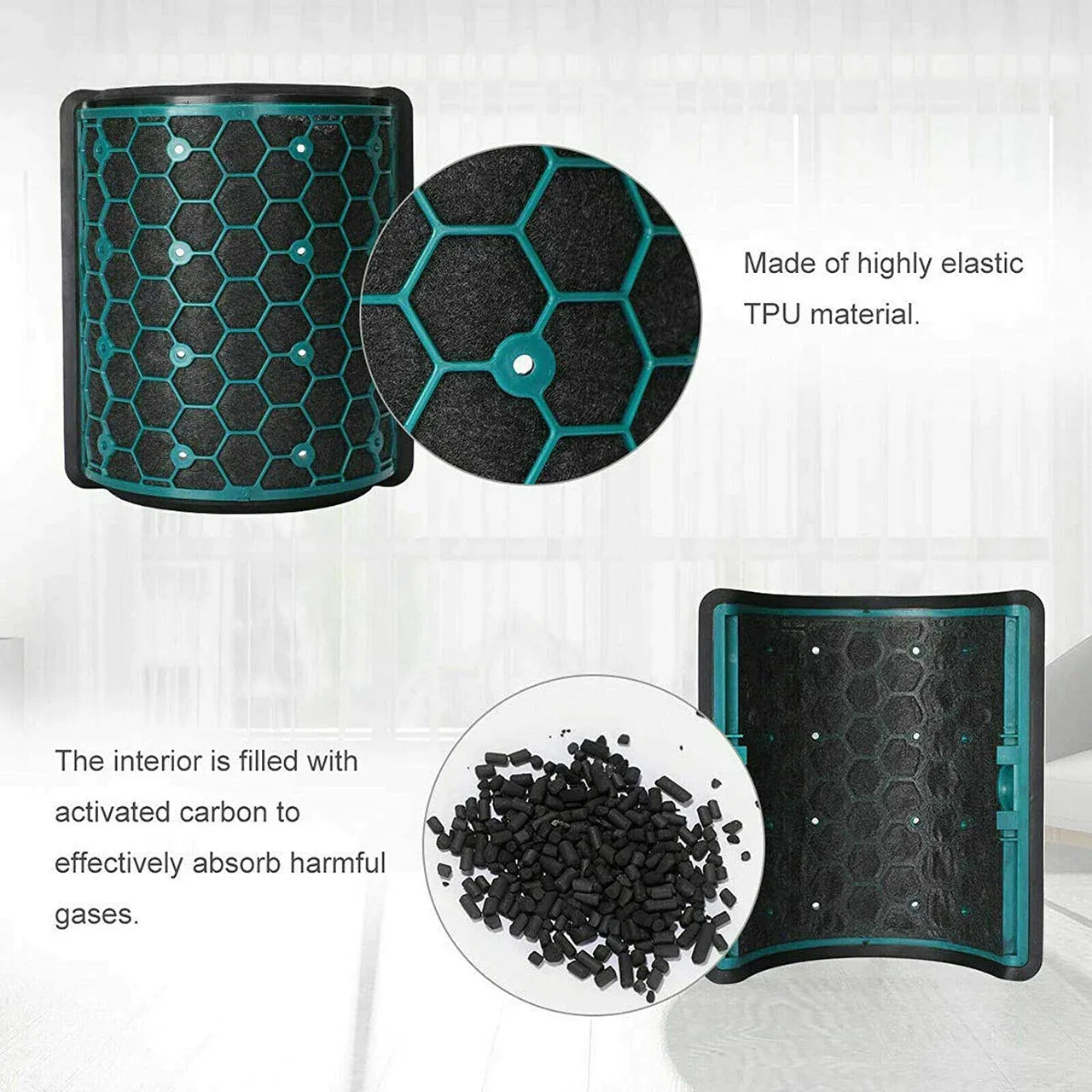 Glass HEPA + Inner Carbon Filter for Dyson Pure Cool Air Purifier - Mekamart Australia