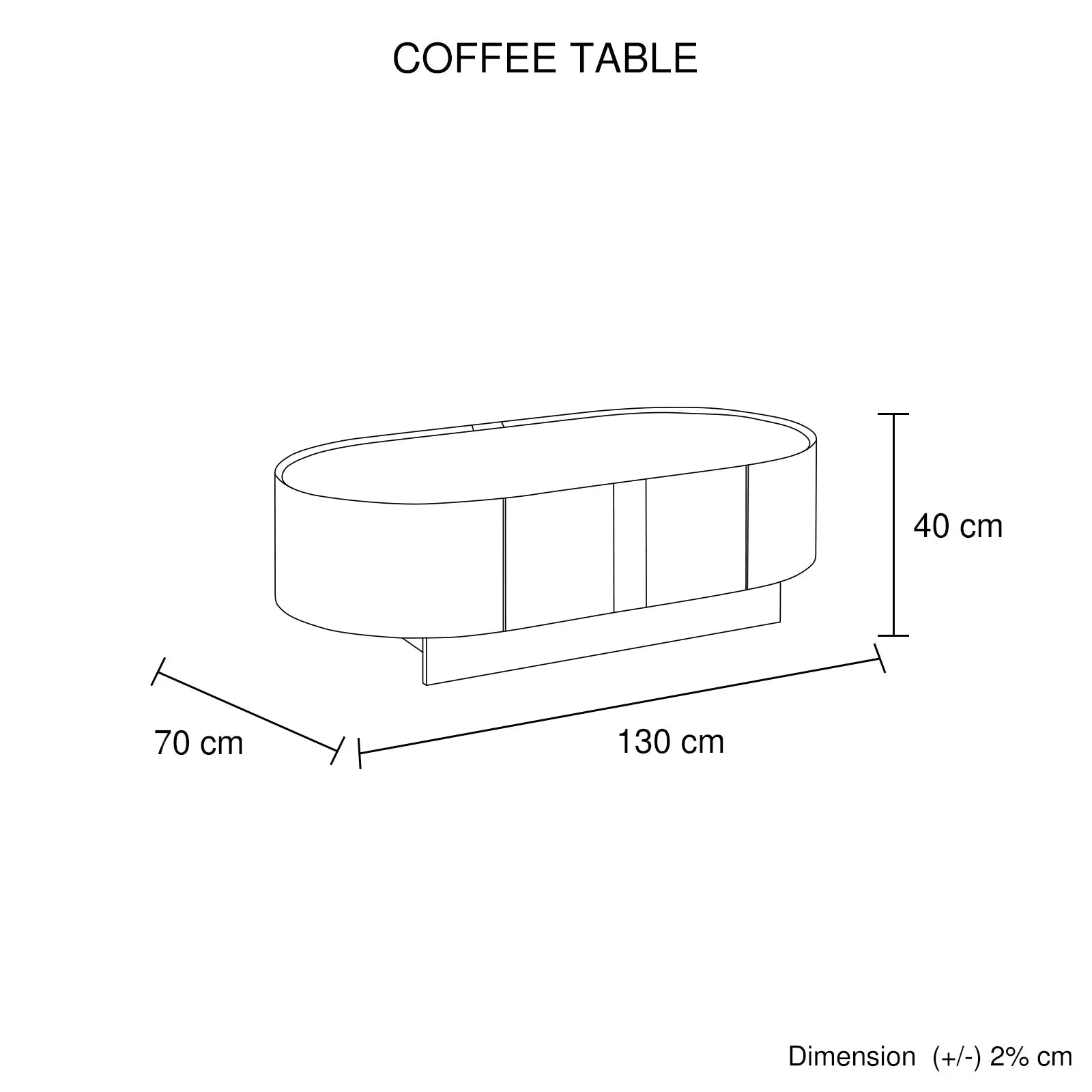 Coffee Table MDF Board Melamine Interior Ample Storage in Dark Walnut colour - Mekamart Australia