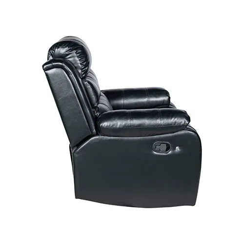 Chelsea 2R Seater Finest Leatherette Recliner Feature Console LED Light Ultra Cushioned - Mekamart Australia