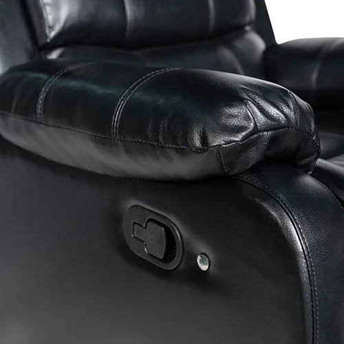 Chelsea 2R Seater Finest Leatherette Recliner Feature Console LED Light Ultra Cushioned - Mekamart Australia