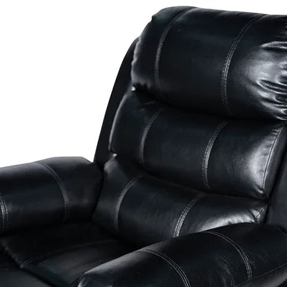 Chelsea 2R Seater Finest Leatherette Recliner Feature Console LED Light Ultra Cushioned - Mekamart Australia