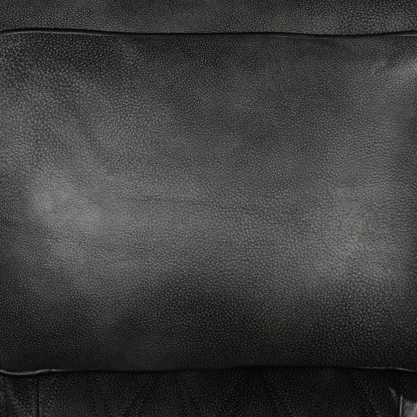 3 Seater Electric Air Leather Dark Grey Recliner - Mekamart Australia